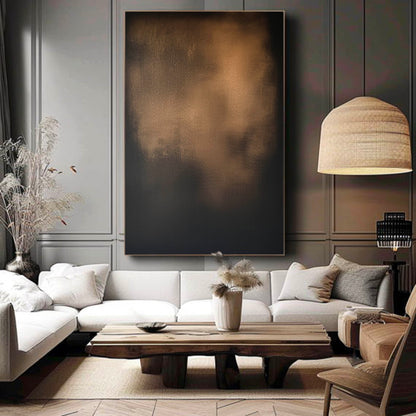 Modern Minimalist Abstract Oil Painting for Elegant Home Décor