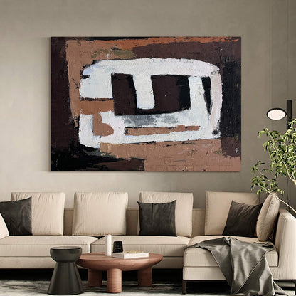 Contemporary Abstract Oil Painting for Modern Home Decor Elegance
