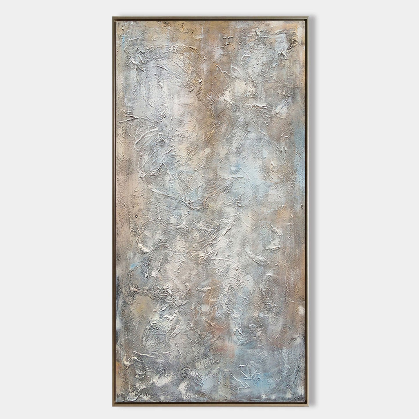 Stunning Brown Abstract Oil Painting for Modern Home Decor