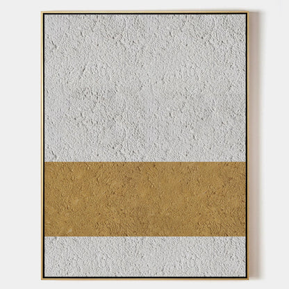 Elegant Modern Minimalist Oil Painting in Neutral Tones for Home Decor