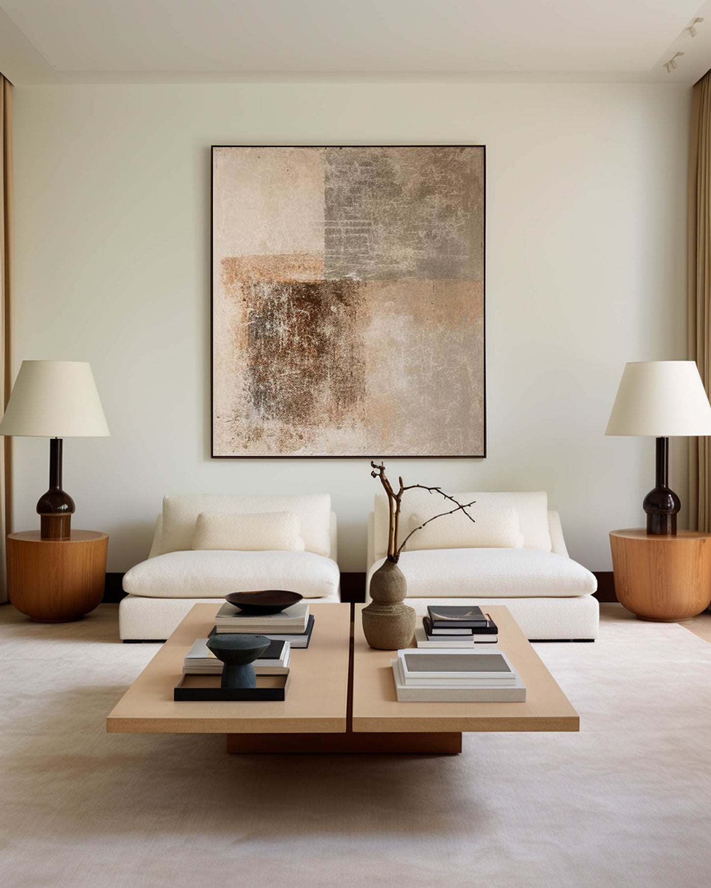 Contemporary Abstract Oil Painting for Modern Home Decor
