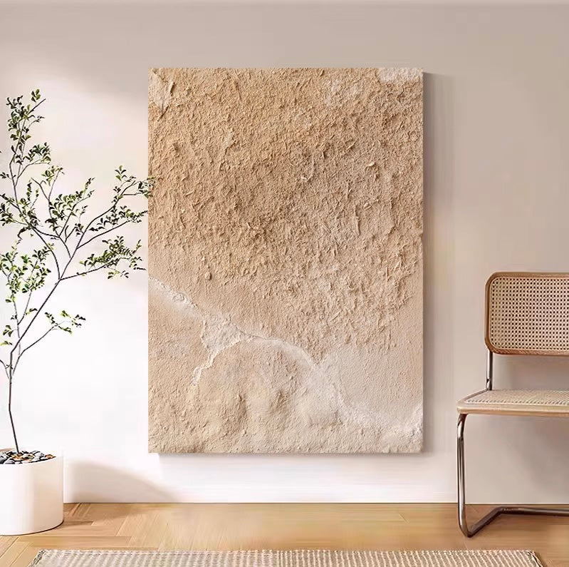 Elegant Minimalist Abstract Oil Painting for Modern Home Decor