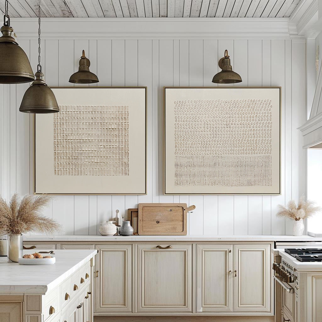 Contemporary Abstract Duo for Modern Home Decor and Artistic Touch