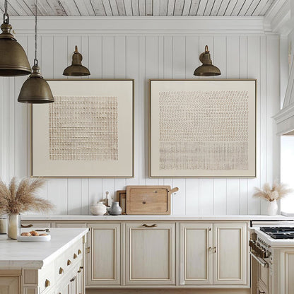 Contemporary Abstract Duo for Modern Home Decor and Artistic Touch