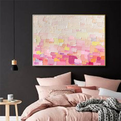 Colorful Abstract Oil Painting for Modern Home Décor and Art Lovers