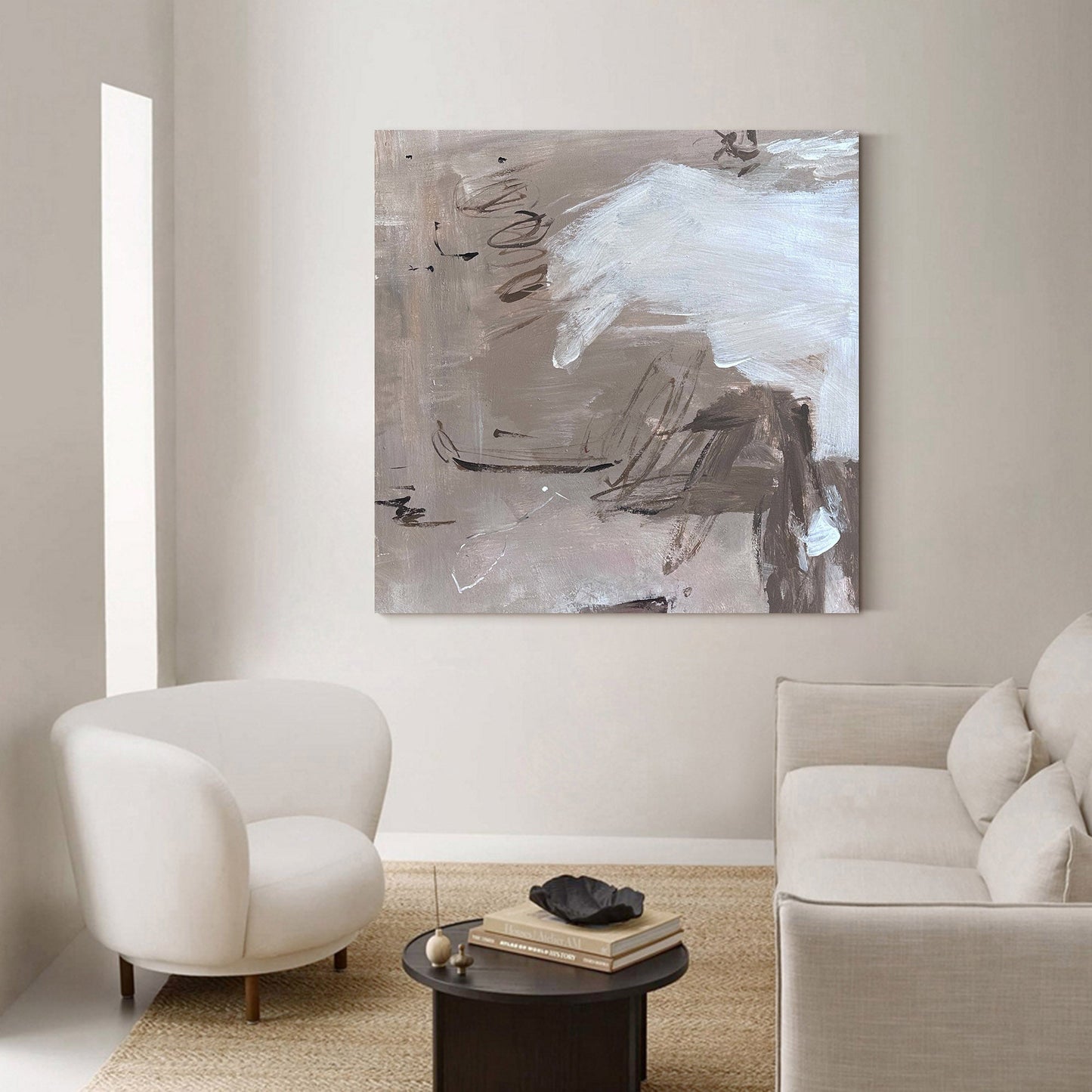 Contemporary Abstract Oil Painting for Modern Home Decor