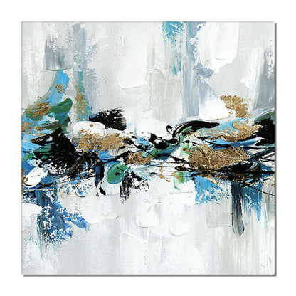 Abstract Serenity: Contemporary Oil Painting Inspired by St. Petersburg