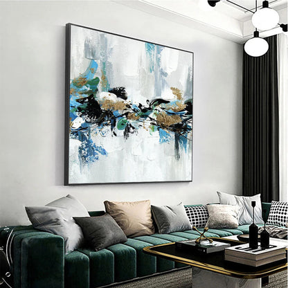 Abstract Serenity: Contemporary Oil Painting Inspired by St. Petersburg