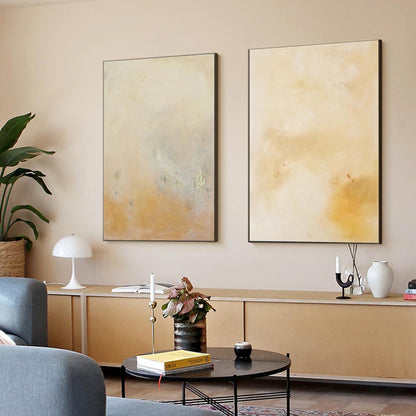 Elegant Minimalist Oil Painting for Modern Home Decor and Contemporary Art Lovers
