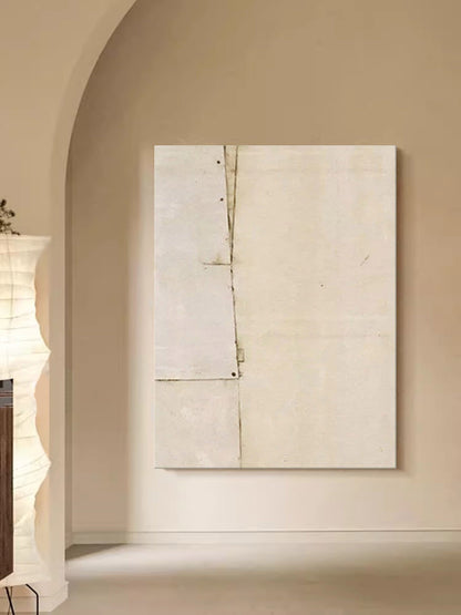 Contemporary Minimalist Geometric Oil Painting for Modern Art Lovers