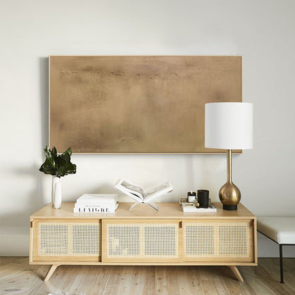 Elegant Minimalist Abstract Oil Painting for Modern Home Decor