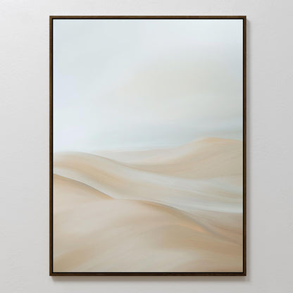 Abstract Serene Peaks Oil Painting for Tranquil Home Décor