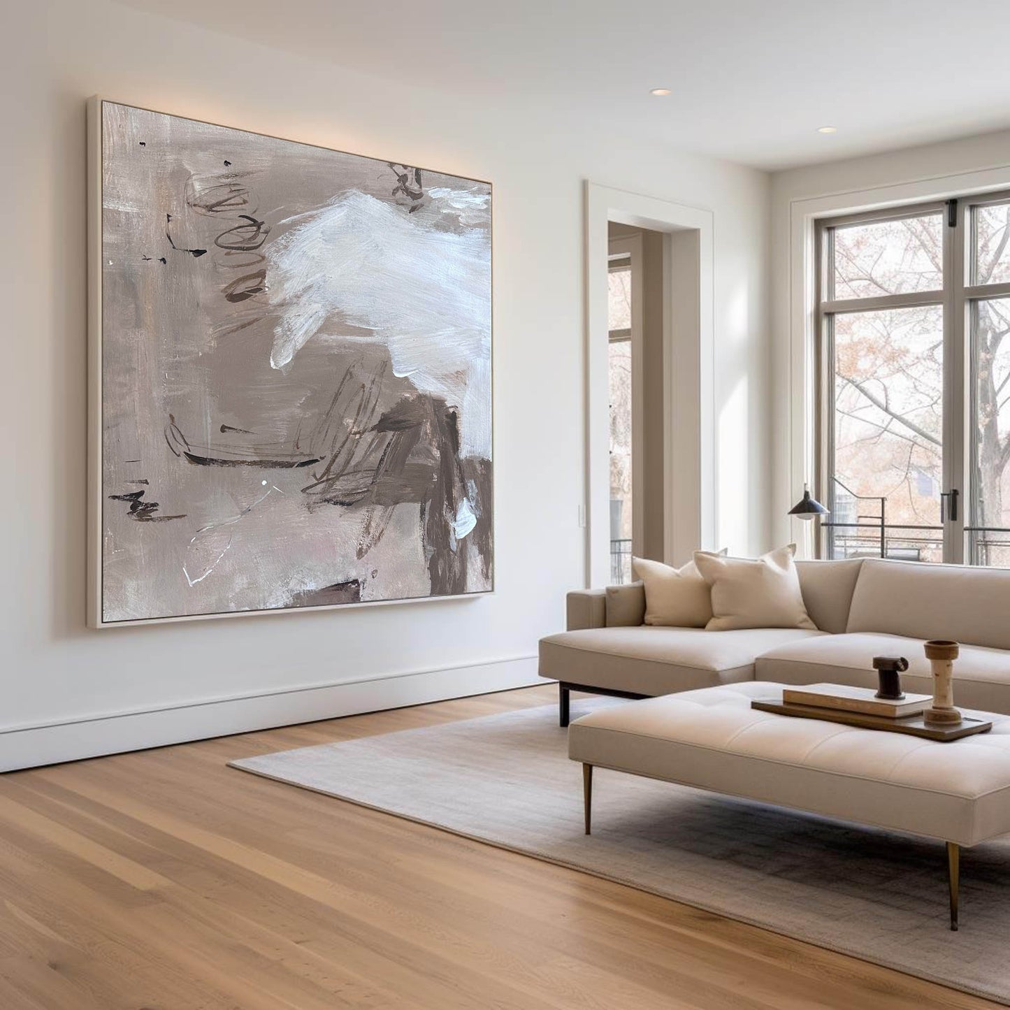 Contemporary Abstract Oil Painting for Modern Home Decor