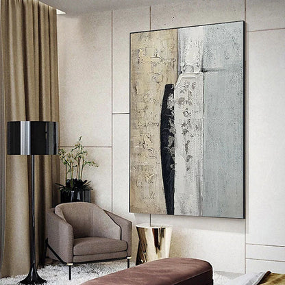 Abstract Oil Painting of Emotional Depth and Modern Elegance for Home Decor