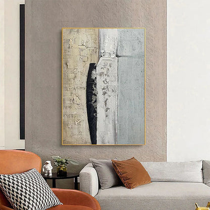 Abstract Oil Painting of Emotional Depth and Modern Elegance for Home Decor