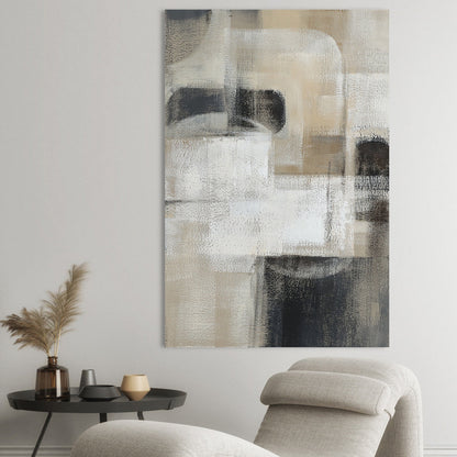 Serene Abstract Oil Painting for Modern Home Decor and Tranquil Interiors