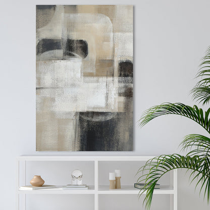 Serene Abstract Oil Painting for Modern Home Decor and Tranquil Interiors