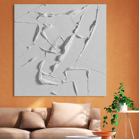 Textured Abstract Painting: Modern Wall Art for Home Decor