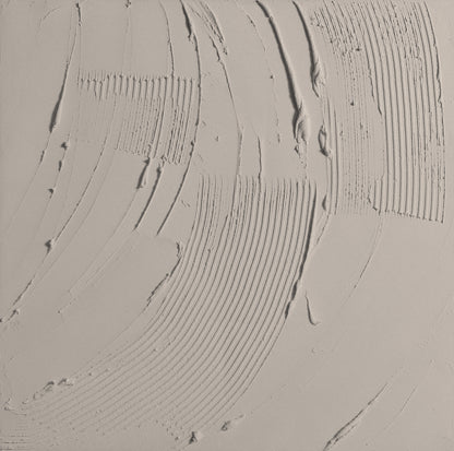 Serene Sandstone Waves: Abstract Oil Painting for Elegant Home Decor
