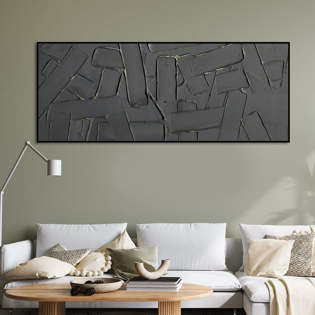 Urban Abstract Art: Modern Cityscape Oil Painting for Contemporary Decor