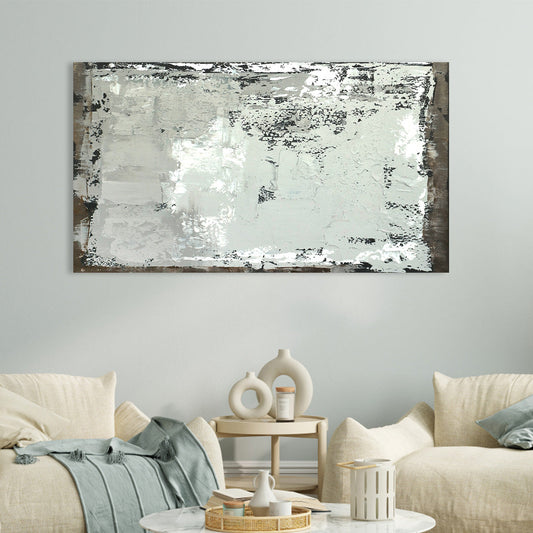 Modern Urban Abstract Oil Painting for Elegant Home Decor