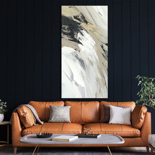 Serene Abstract Oil Painting for Modern Home Decor and Tranquil Living Spaces