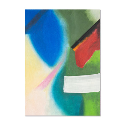 Abstract Colorful Oil Painting for Contemporary Home Decor