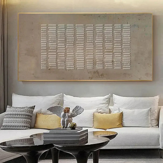 Contemporary Abstract Oil Painting for Modern Home Decor and Wall Art