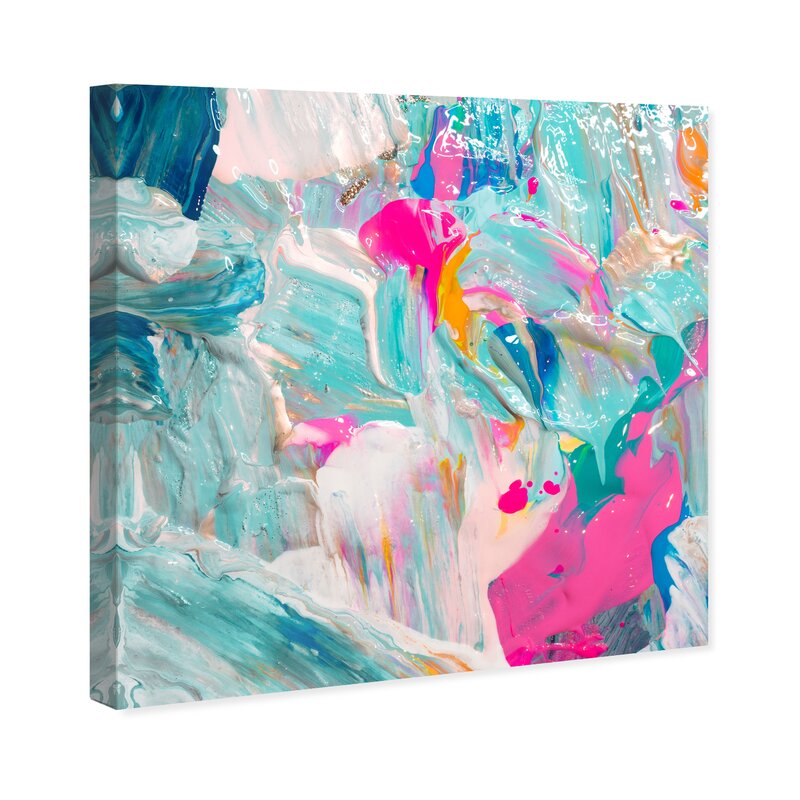 Vibrant Abstract Oil Painting - Modern Art for Home Decor