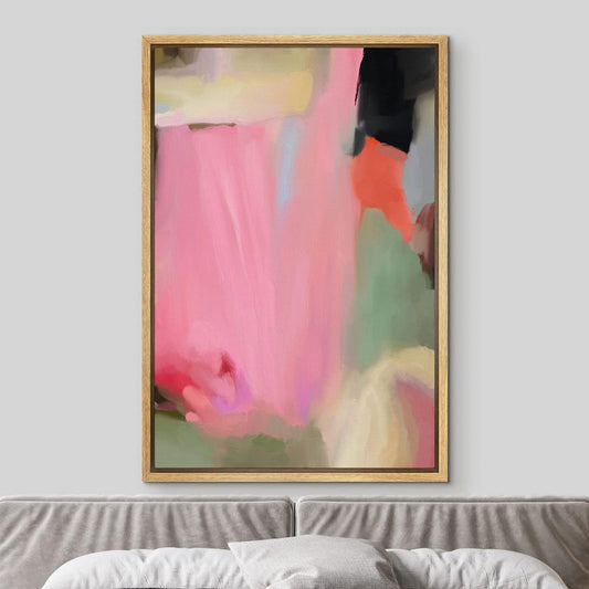 Colorful Abstract Geometric Painting for Minimalist Home Decor and Zen Spaces
