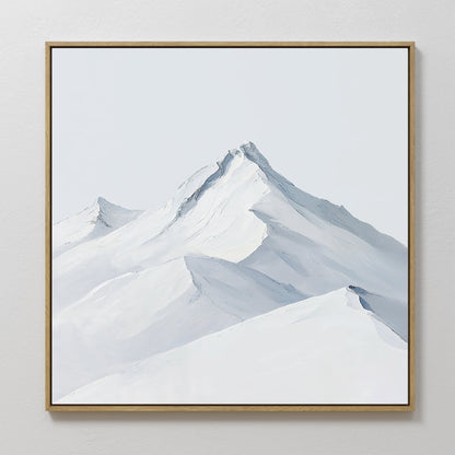 Serene Mountain Landscape Oil Painting for Modern Home Decor