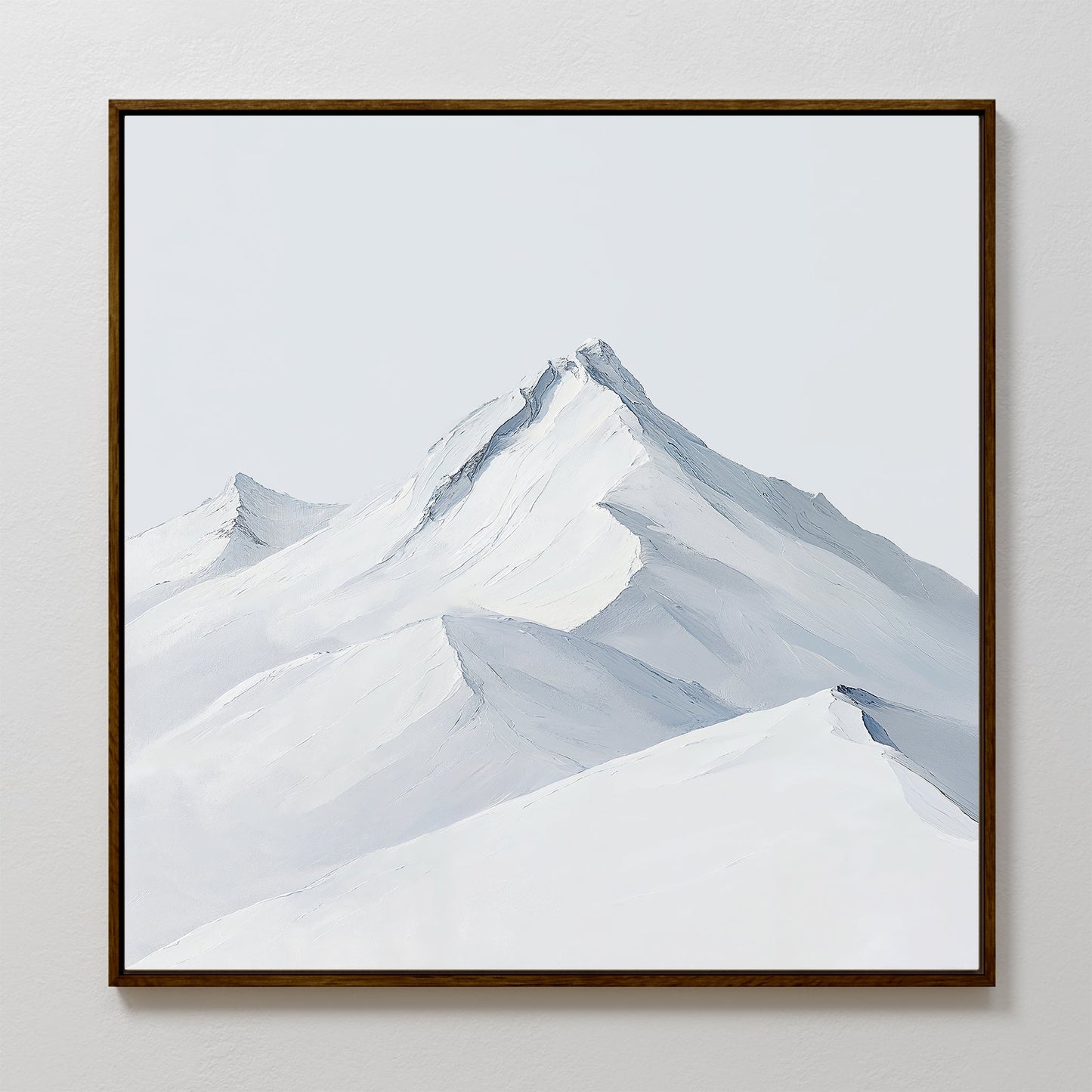 Serene Mountain Landscape Oil Painting for Modern Home Decor