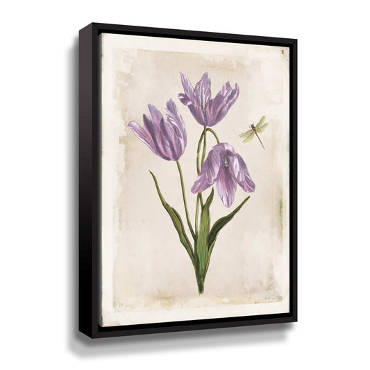 Elegant Purple Tulips Oil Painting for Floral Home Decor