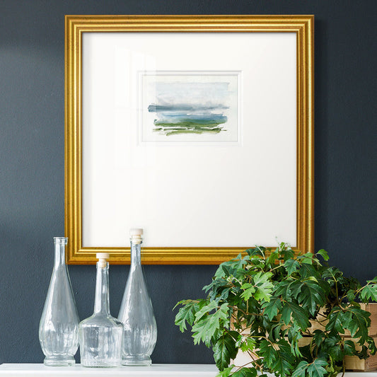 Coastal Serenity: Tranquil Ocean Waves in Elegant Oil Painting