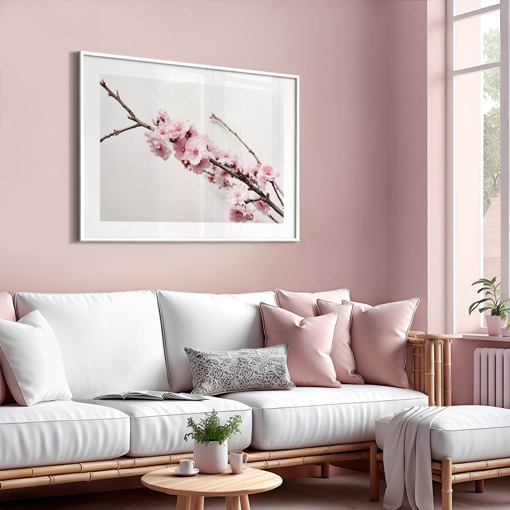 Stunning Cherry Blossom Oil Painting on Canvas - Serene Floral Artwork