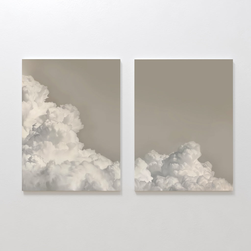 Serene Cloudscape Oil Paintings for Modern Home Decor