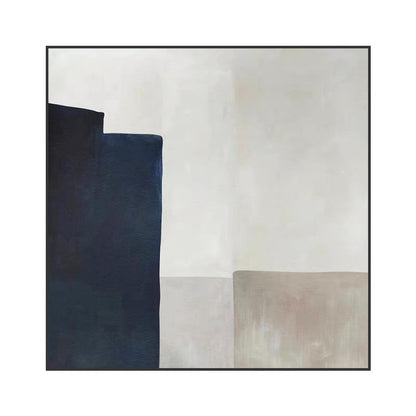 Contemporary Abstract Oil Painting in Neutral Tones for Modern Home Decor