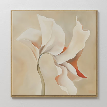 Elegant Abstract Floral Oil Painting for Home Decor and Art Lovers