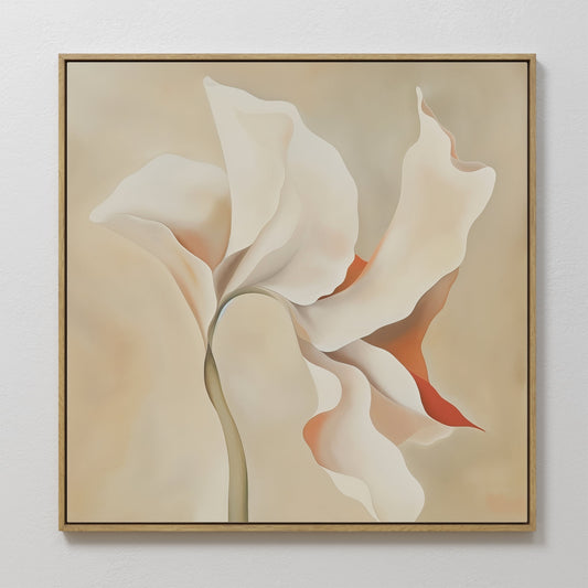Elegant Abstract Floral Oil Painting for Home Decor and Art Lovers