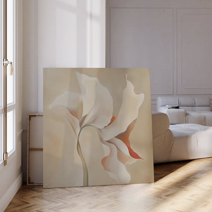 Elegant Abstract Floral Oil Painting for Home Decor and Art Lovers
