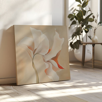Elegant Abstract Floral Oil Painting for Home Decor and Art Lovers