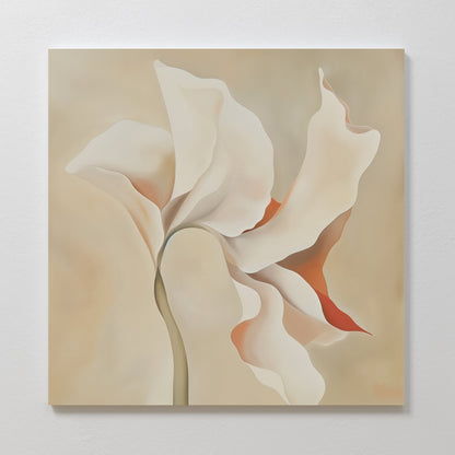 Elegant Abstract Floral Oil Painting for Home Decor and Art Lovers