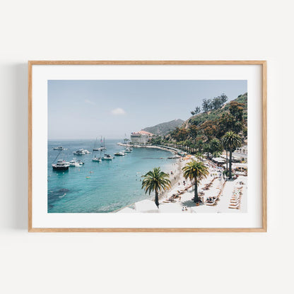 Tranquil Coastal Escape: Serene Beachfront Oil Painting