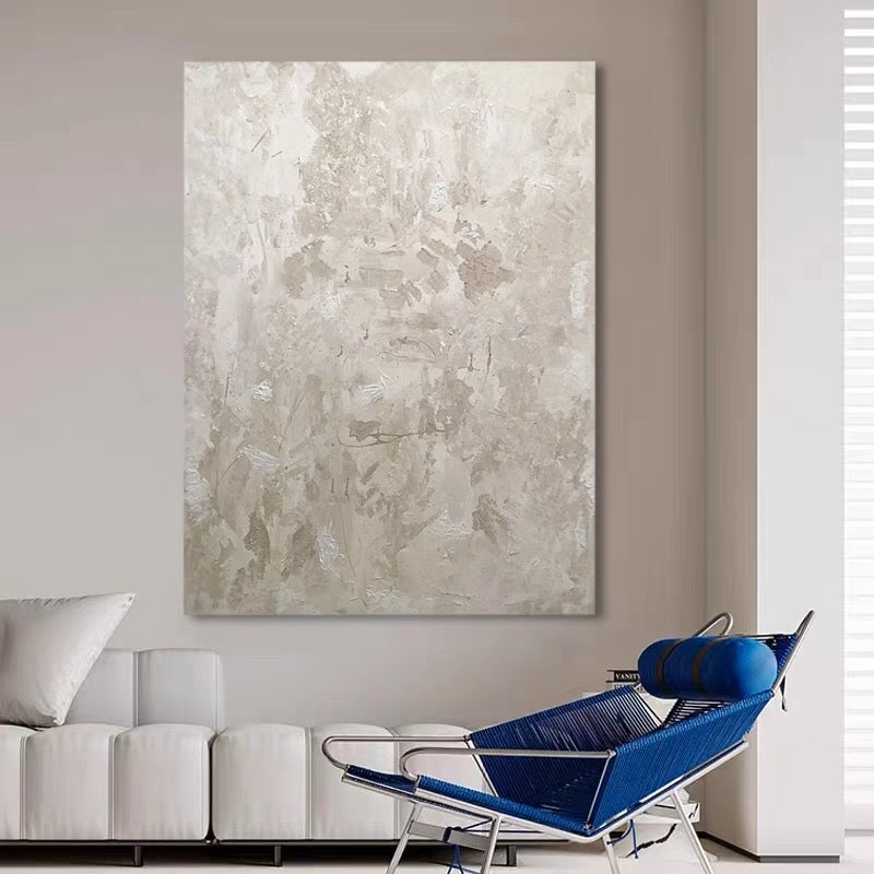 Tranquil Abstract Landscape Oil Painting for Modern Home Decor