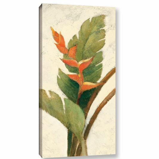 Heliconia Blossom Art Print on Canvas - Vibrant Floral Home Décor