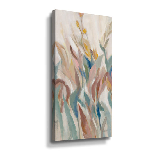 Breezy Eden Abstract Floral Oil Painting for Serene Home Decor