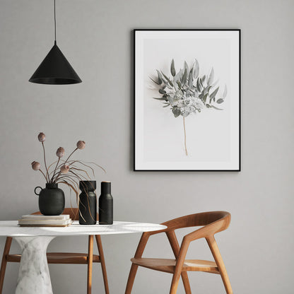 Serene Eucalyptus Oil Painting - Elegant Botanical Art for Modern Decor