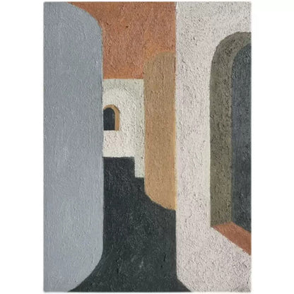 Desert Arch Neutral Beauty Minimalist Oil Painting