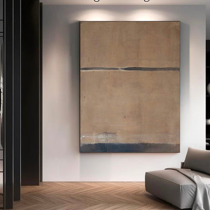 Elegant Minimalist Abstract Oil Painting for Modern Home D√©cor