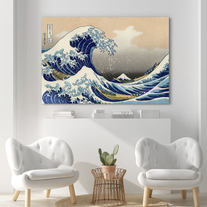 The Great Wave Off Kanagawa - Iconic Oil Painting